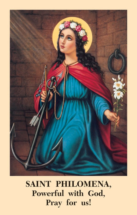 The St. Philomena Novena Prayercard