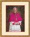 This is the official portrait of Archbishop of Philadelphia Nelson Perez. This official framed portrait is available in two sizes;  16" x 20" frame with an 11" x 14"  image or 20" x 14" frame with a 16" x 20" photogragh.  Portraits are framed and matted in an antique gold leaf finish with a raised rope design frame and under glass. Portrait is made with quality photo paper in tradition style lustre finish. 