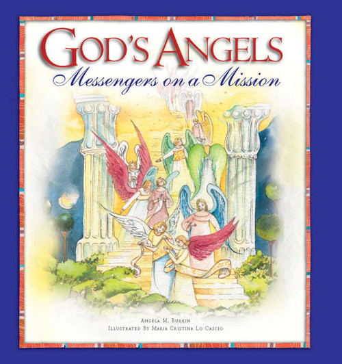 When God has a job, who does he call? Angels are God’s servants and messengers. In this book, children will read stories of some very important assignments that God gave to his angels. Each one of these missions helped God to carry out his plan of salvation —all so that his sons and daughters could live with him forever.
Meet God's team! Among the beautifully-illustrated Biblical scenes in this book are the angel Gabriel at the Annunciation, the host of angels rejoicing at Jesus' birth, an angel comforting Jesus in Gethsemane, and angels announcing that Jesus has risen from the dead. This delightful book not only helps children learn about angels but also about how much God loves each one of them—so much so that he gave them their very own guardian angel! For ages 4 to 8. Hardcover. Written by Angela Burrin. Dimensions: 9.5"  x 8.25" 