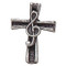 Pewter Clef on Cross Lapel Pin