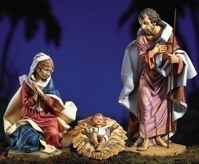 
Mary, Joseph, & baby Jesus nativity set