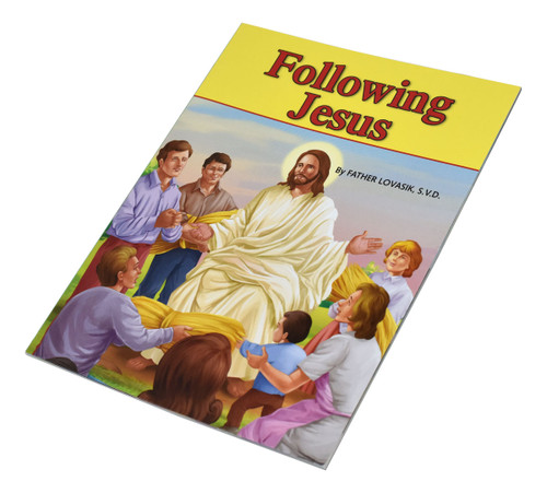 Following Jesus by Rev. Jude Winkler, OFM Conv. This picture book is written especially for children to better understand our Catholic faith. This book teaches children how to follow Jesus' example. Full-color illustrations. 5 1/2 X 7 3/8