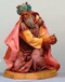 Fontanini Nativity Kneeling King Gaspar figure. Marble Based Resin. Measures:  21"H x 18.5"W x 13"D / 27"SCALE