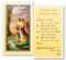 Girl Picture--Prayer to Your Guardian Angel. Clear, laminated Italian holy cards with Gold Accents. Features World Famous Fratelli-Bonella Artwork. 2.5" x 4.5"