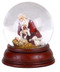 Kneeling Santa Dome.  Dimensions: 4.75"H. Made of Glass, Water, and Metal. 