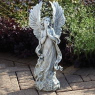 16" Angel Child Praying Outdoor Garden Wings Planter Yard Decor Statue 40045
