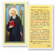 Clear, laminated Italian holy cards with Gold Accents. Features World Famous Fratelli-Bonella Artwork. 2.5" x 4.5" 
