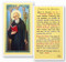 Clear, laminated Italian holy cards with Gold Accents. Features World Famous Fratelli-Bonella Artwork. 2.5" x 4.5" 