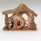 Fontanini Nativity with Resin Stable and 5 figure Pieces. This 5 Piece Figure and Stable Fontanini Nativity comes with an Italian Stable made of resin.  Stable measurements are: 10.25"H X 13"W X 5.5"D