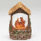 Fontanini Musical LED Holy Family Scene.   The Fontanini Battery Operated Musical Nativity plays Silent Night." Fontanini LED Musical Holy Family Scene is made of a resin/stone mix.  Musical Holy Family scene is 5"H. Batteries not included. 