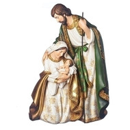 Close-up image of the 13.75” Holy Family Figure sold by St. Jude Shop.