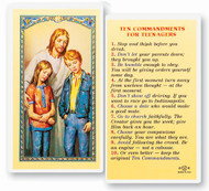 Clear, laminated Italian holy card.  Features World Famous Fratelli-Bonella Artwork. 2.5'' x 4.5''
