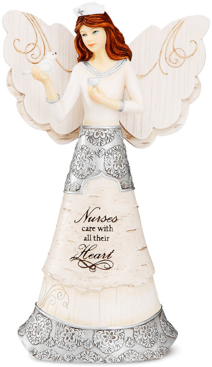 The Nurse Angel “Nurses Care with All Their Heart” statue.  