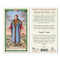Laminated holy card of Prayer to St. Thomas More is created by skilled artisans from Milan, Italy.  It inspires faithful followers to offer their prayers to one of the most courageous patron saints.  There are two prayers on this card. One is for Lawyers and the other is a Prayer for St Thomas More. 