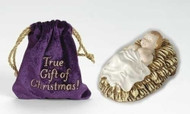 The True Gift of Christmas ~ the Baby Jesus in a Pouch. Perfect stocking stuffer and keepsake as a reminder all year round of the reason for the season