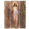 26"H Divine Mercy Decorative Panel. The Divine Mercy Decorative Panel is made of medium density fiberboard. 