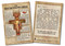 This 4"x6" card is the perfect tool to teach your parishioners, students, family, and friends about the history and symbolism of this ancient crucifix. Whether placed near a San Damiano Cross or passed out to those around you, these informative cards are a convenient way to pass on the wisdom and teaching of the Church.  The front of the spiritual aids includes a picture of the San Damiano Cross. Around the image and on the back, the card shares information about this beloved cross: the symbolism in the details and the history of this cross in relation to St. Francis of Assisi. May these cards increase one's knowledge of and devotion to the San Damiano Cross.  Made of 100# cover paper

 