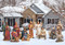 A new way to display a beautiful detailed and colorful outdoor nativity set. This is an all metal, 12 piece set with the tallest figure measuring 51 inches. It is designed to last for years and to be easy to ship and store. The all metal pieces are printed with high resolution paint that resists fading. The super high resolution images painted on flat metal give the remarkable illusion of pieces being three dimensional and the details - especially the faces - show with such clarity that the Christmas Story is truly brought to life. Set up is a snap and each piece comes with durable, three pronged stakes to anchor them in the ground. In addition, each piece comes with brackets intended to secure them in the wind. Available in full 12 piece set (RLN058) and a 4 piece Holy Family and Angel set (RLN059).