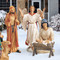 Four Piece Set of Holy Family and Angel RLN059