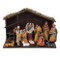 Image of the Traditional Nativity With Wood Creche sold by St. Jude Shop.