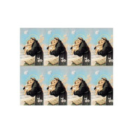 St Anthony with Child  8-UP Microperforated Holy Cards. Sheet measures 8.5" x 10". Individual cards measure 2.5" X 4". 8 cards per sheet. Blank back to add your personalized inscription. Can be laminated for an additional cost. 
