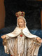 Our Lady of Mercy Statue by Liscano.  This statue of  Our Lady of Mercy statue is made in Colombia, South America. The statue of Our Lady of Mercy has been beautifully hand painted by the Widows of Colombian Violence. It's measurements are  9"H  x 3" round diameter base.