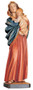 Wood Carved Statue in color, from Demetz Art Studio in Italy.  Statue is Hand Carved in Linden Wood, high relief, shown in traditional colors.  Available in multiple sizes and in fiberglass. Please inquire at 1.800.523.7604 for pricing

