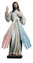 Divine Mercy Statue. Beautiful statue from Demetz in Italy. The Divine Mercy Statue is vailable in Fiberglass in 36″, 48″ and 60″. Also available in fiberglass color for indoors. Call for other outdoor finishes and for pricing