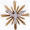 Holy Spirit - Wood Carved Symbol - From Demetz Art Studio in Italy Hand Carved in Linden Wood,full round for suspending, shown in traditional colors, rays gilded with genuine gold leaves. Available in multiple sizes.
Available Standard Sizes:
Wood (Wingspan/Diameter) - 16"/20", 24"/34"