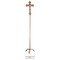 Processional Crucifix - 4005
Carved Linden Wood. Baroque Style
12" Corpus
24" Cross
96" Overall
Available with or without base