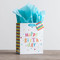 Wrap your gift in this cheerful rainbow gift bag and bring encouragement to the heart of a loved one on their birthday!
Front of bag: Happy Birthday
Gift tag: Celebrate with great joy. Nehemiah 8:12 NIV
Size: 7 3/4" x 9 7/8" x 4 3/4"
Premium medium bag
Features jewel embellishment
Ribbon handles
Includes coordinating tissue and gift tag