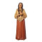 This 6" St. Kateri Tekakwitha Figure is made of a resin stone mix. St. Kateri is the Patron Saint of the environment and ecology