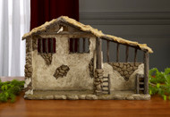 Image of the Lighted Stable for the 11-piece Deluxe Three Kings Real Life 14" Nativity Set sold by St. Jude Shop.
See product description for more details.