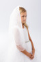  Communion Veil  with Scalloped Chord Edging