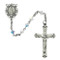  Sterling Silver 5 Millimeter Swarovski Crystal Rosary