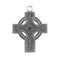 Irish Celtic cross pendant with an emerald center.
Solid .925 sterling silver.
Detail depicts Celtic knots.
Dimensions: 1.1" x 0.8" (27mm x 20mm)
Weight of medal: 3.0 Grams.
24" Genuine rhodium plated endless curb chain.
Made in USA.
Deluxe velvet gift box.