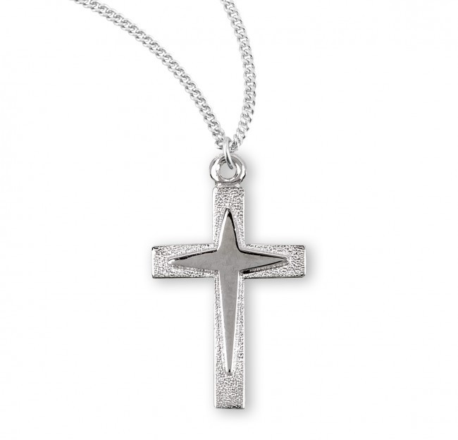 Sterling Silver Star Burst Cross - St. Jude Shop, Inc.