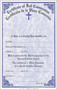 Bilingual Certificats of Full Communion.  Communion Certificates Measure: 6" x 9 1/4" and come in pads of 50. All Certificates are Printed on Acid-Free Paper for Long Life