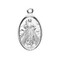 Divine Mercy Aluminum Medal. divine Mercy Medal measures 7/8"L.