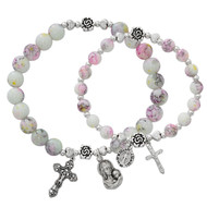 Mother and Daughter Matching Rosary Bracelets