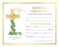 Pre Printed Marriage Certificates.  50 - 8" x 10"  marriage certificates per box.  Pre Printed or Create Your Own Style Blank Certificate. 