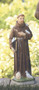18" Handcrafted Saint Francis with Birds Cement Garden Statue. 
Heights: 18" and 26". Statues vary slightly in design with the different sizes. See individual pictures for specific information. These beautifully detailed hand painted statues are handcrafted and take anywhere from 4-6 weeks for delivery. 