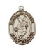 Sterling Silver 1 1/16" St Florian Medal. St Florian is the Patron Saint of Firemen. Medal comes on a 24" chain