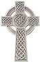 Pewter Celtic Knots Wall Cross