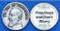 Saint Pio of Pietrelcina Pocket Token. Silver Ox Medal. Made in Italy