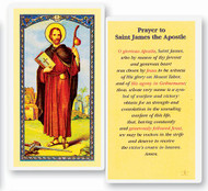 Clear, laminated Italian holy card with gold accents.  Features World Famous Fratelli-Bonella Artwork. 2.5'' x 4.5''