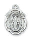 Sterling Silver or Gold over Sterling Silver Miraculous Medal. Medal comes on an 18" rhodium chain. Gift box included.

Made in the USA