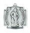 Pewter 1 1/16"  Saint Florian Medal. Saint Florian is the Patron Saint of Firefighters. St Florian Pewter Medal comes on a 24" Rhodium Plated Chain.  A deluxe gift box is included. Made in the USA.

