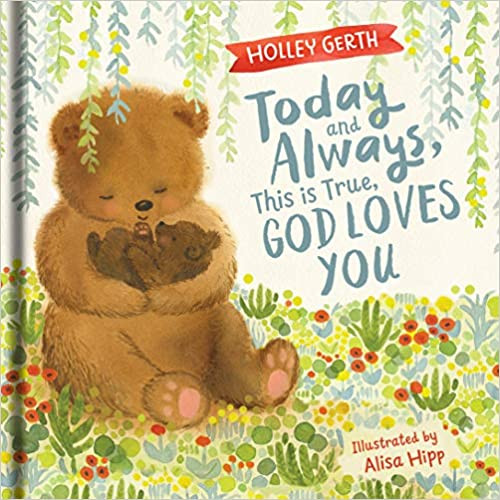 Bestselling and beloved author Holley Gerth helps children remember what God says is true about his unfailing love for us through this delightful, cuddly lift-the-flap book. Young children will be engaged and have fun with beautiful illustrations by Alisa Hipp and easy-to-read rhymes as they discover God loves them, cares for them, delights in them, and that they are a treasured gift. They’ll go on an adventure with big bear and baby bear while they play a hide-and seek game through lifting the flaps, all the while learning how much God truly loves every little detail about His children even down to their ears, nose, and toes. These comforting truths are perfect to share with little hearts during bedtime or naptime snuggles. 16 pages. Dimensions: 7.2 x 0.9 x 7.1 inches