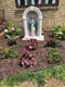 52" Grotto with 36" Sacred Heart of Mary Statue in Detailed Stain Item #Mass1060